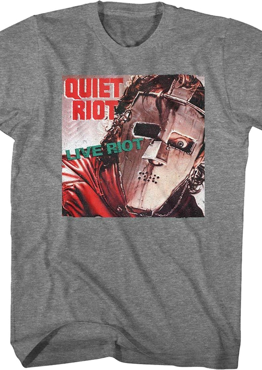Live Riot Quiet Riot T-Shirt - main product image