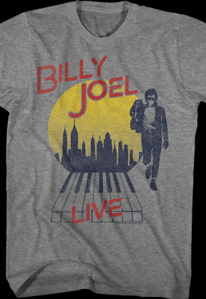 Live Silhouette Billy Joel T-Shirt