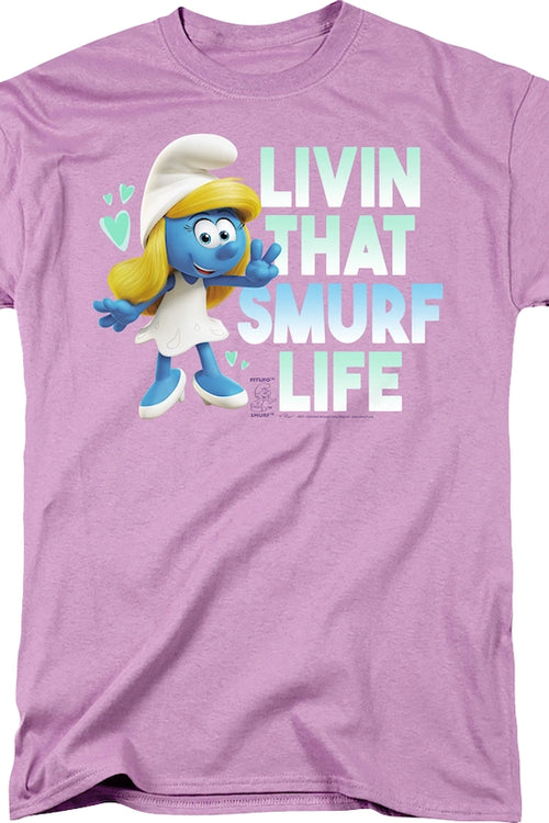 Livin That Smurf Life Smurfs T-Shirtmain product image
