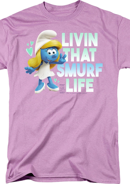 Livin That Smurf Life Smurfs T-Shirt - main product image