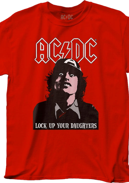 Lock Up Your Daughters ACDC Shirt - main product image