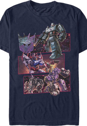 Logo And Decepticons Transformers T-Shirt