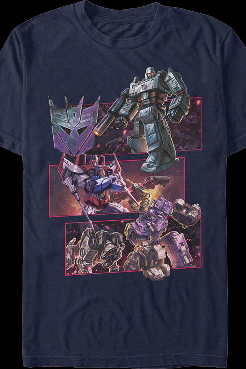Logo And Decepticons Transformers T-Shirtmain product image