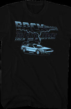 Logo and Lightning Back To The Future T-Shirt
