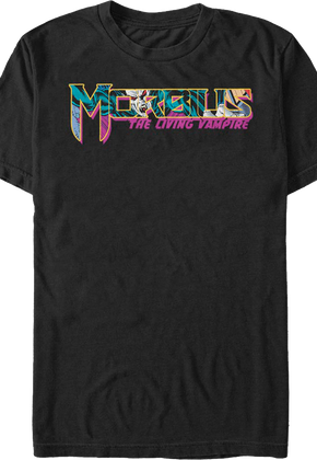 Logo Morbius The Living Vampire Marvel Comics T-Shirt