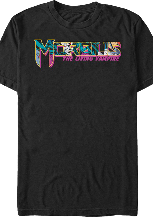Logo Morbius The Living Vampire Marvel Comics T-Shirt - main product image