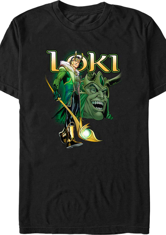 Loki Collage Marvel Comics T-Shirt - main product image