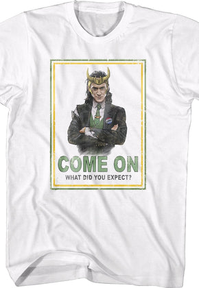 Loki What Did You Expect Marvel Comics T-Shirt