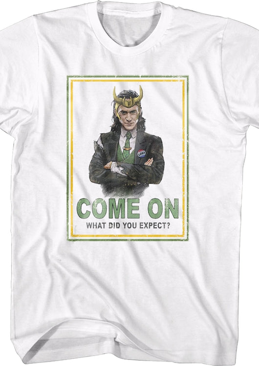 Loki What Did You Expect Marvel Comics T-Shirt - main product image
