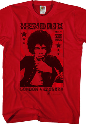 London 1966 Jimi Hendrix T-Shirt