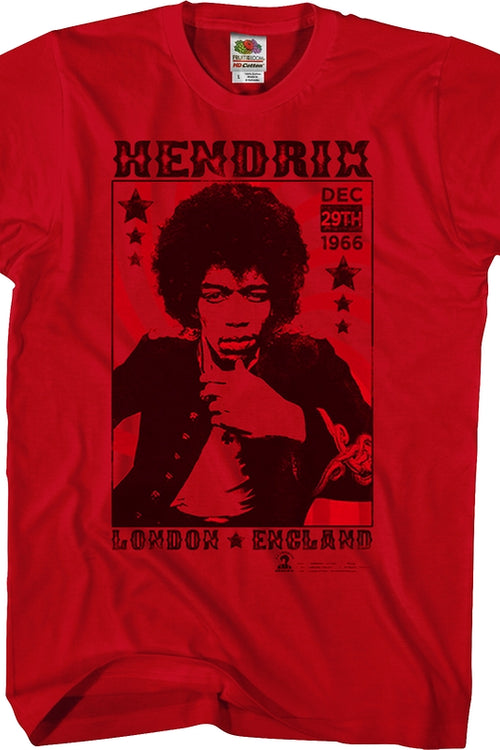 London 1966 Jimi Hendrix T-Shirtmain product image