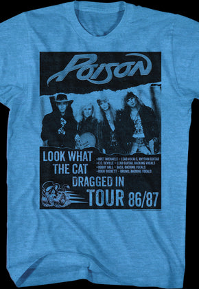 Look What The Cat Dragged In Tour Poison T-Shirt