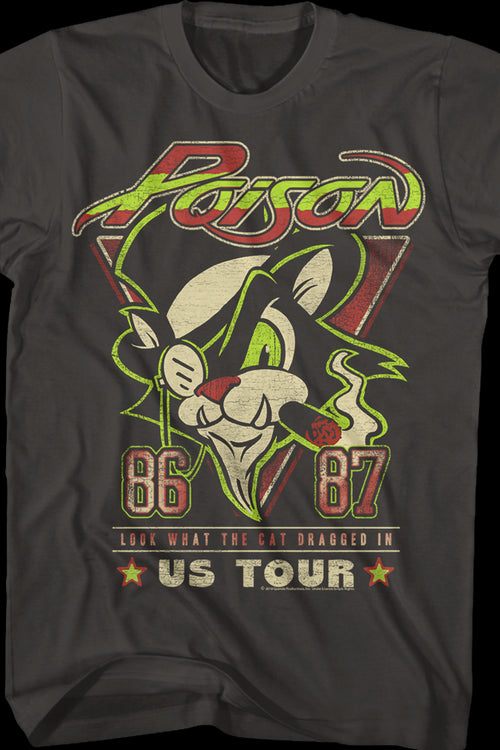 Look What The Cat Dragged In US Tour Poison T-Shirtmain product image