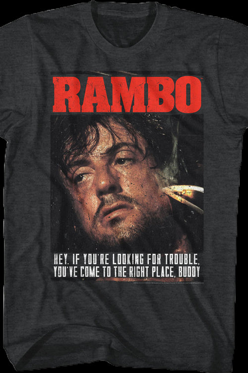 Looking For Trouble Rambo T-Shirtmain product image