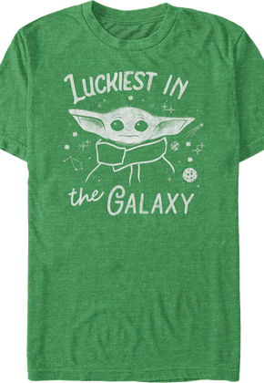 Luckiest In The Galaxy Mandalorian Star Wars T-Shirt