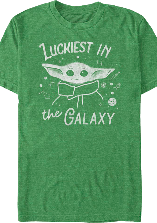 Luckiest In The Galaxy Mandalorian Star Wars T-Shirt - main product image