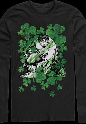 Lucky Hulk Sketch Marvel Comics Long Sleeve Shirt