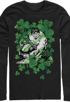 Lucky Hulk Sketch Marvel Comics Long Sleeve Shirt