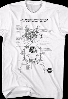 Lunar Module Configuration NASA T-Shirt