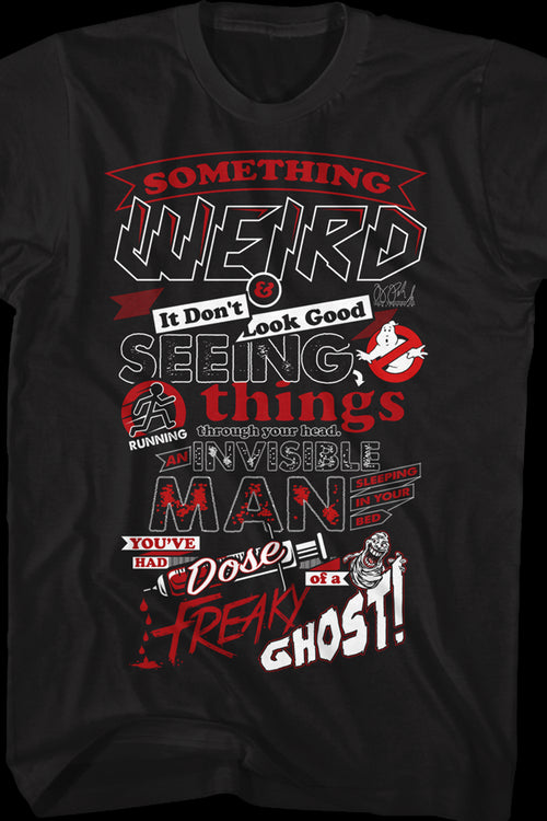 Lyrics Ghostbusters T-Shirtmain product image