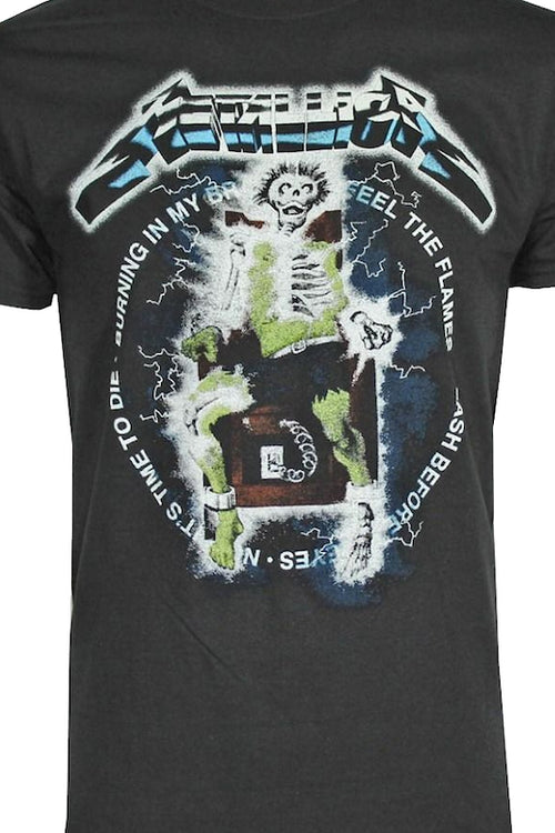 Lyrics Ride The Lightning Metallica T-Shirtmain product image