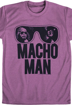 Purple Heather Macho Man Shirt