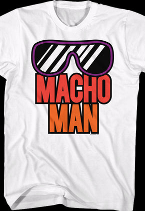 Retro Sunglasses Macho Man Randy Savage T-Shirt