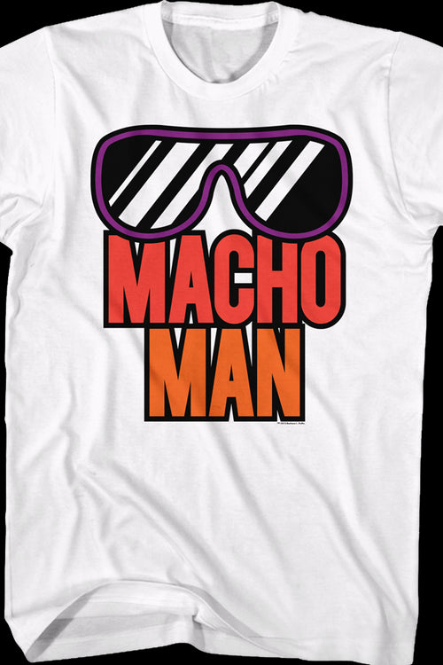 Retro Sunglasses Macho Man Randy Savage T-Shirtmain product image