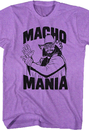Purple Macho Mania Randy Savage T-Shirt