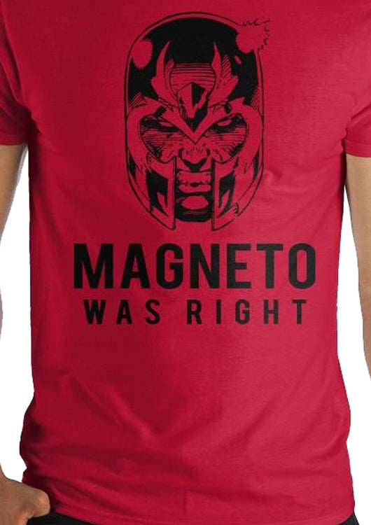 Magneto Was Right X-Men T-Shirt - main product image