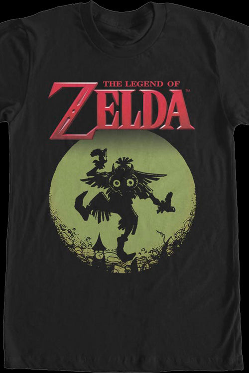 Majora Silhouette Legend of Zelda Nintendo T-Shirtmain product image