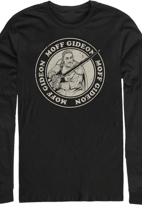 Mandalorian Distressed Moff Gideon Star Wars Long Sleeve Shirt