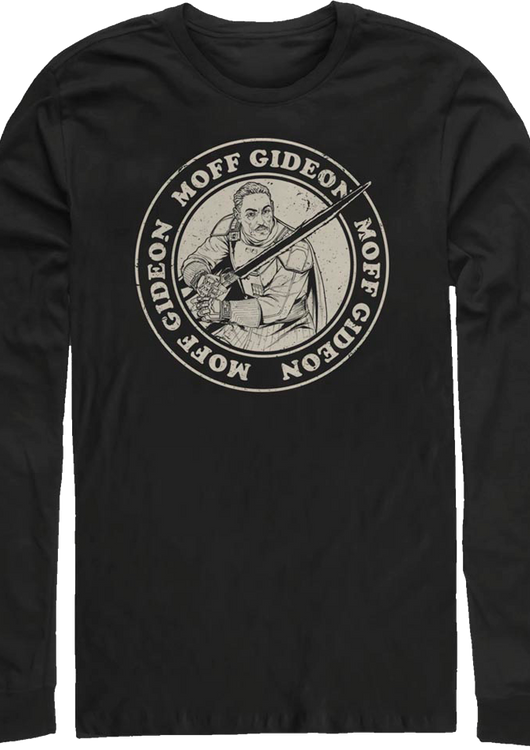 Mandalorian Distressed Moff Gideon Star Wars Long Sleeve Shirt - main product image