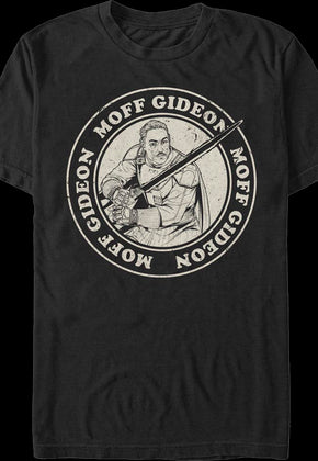 Mandalorian Distressed Moff Gideon Star Wars T-Shirt