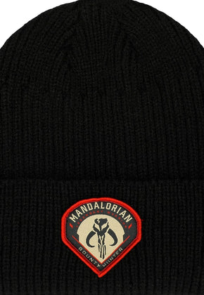 Mandalorian Star Wars Patch Cuff Beanie