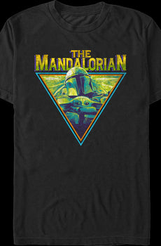 Mandalorian Vintage Triangle Star Wars T-Shirt