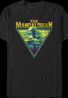 Mandalorian Vintage Triangle Star Wars T-Shirt