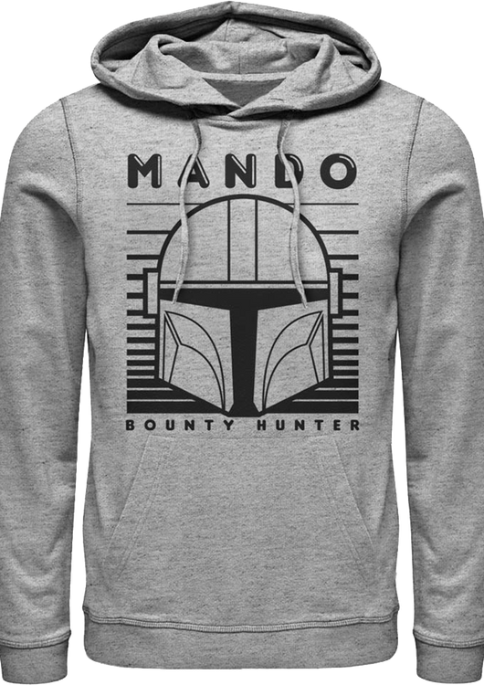 Mando Helmet The Mandalorian Star Wars Hoodie - main product image
