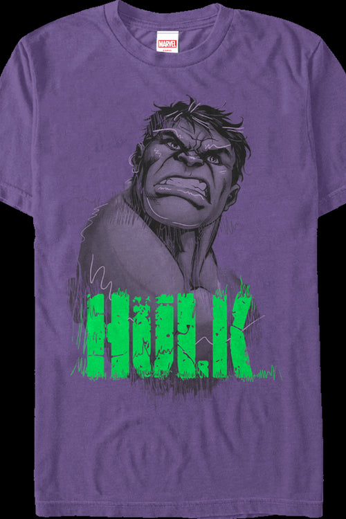 Marvel Incredible Hulk Sketch T-Shirtmain product image