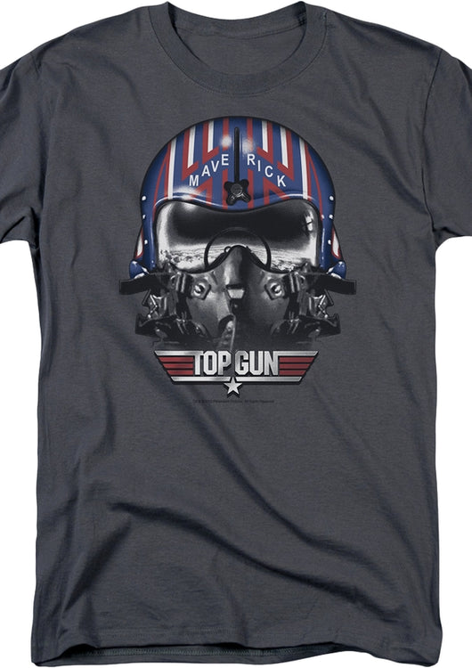 Trevco Maverick Helmet Top Gun T-Shirt - main product image