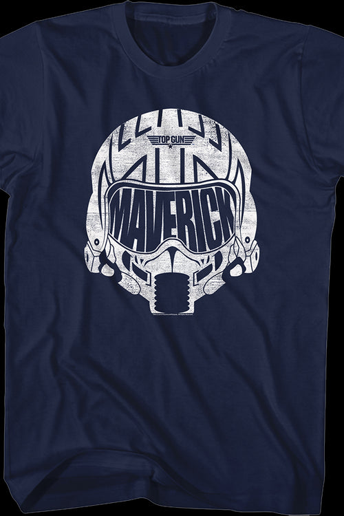 Maverick's Flight Helmet Top Gun T-Shirtmain product image