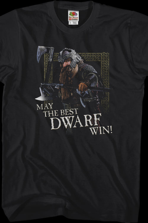 May the Best Dwarf Win Lord of the Rings T-Shirtmain product image