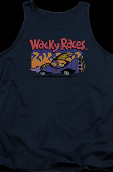 Mean Machine Wacky Races Tank Top