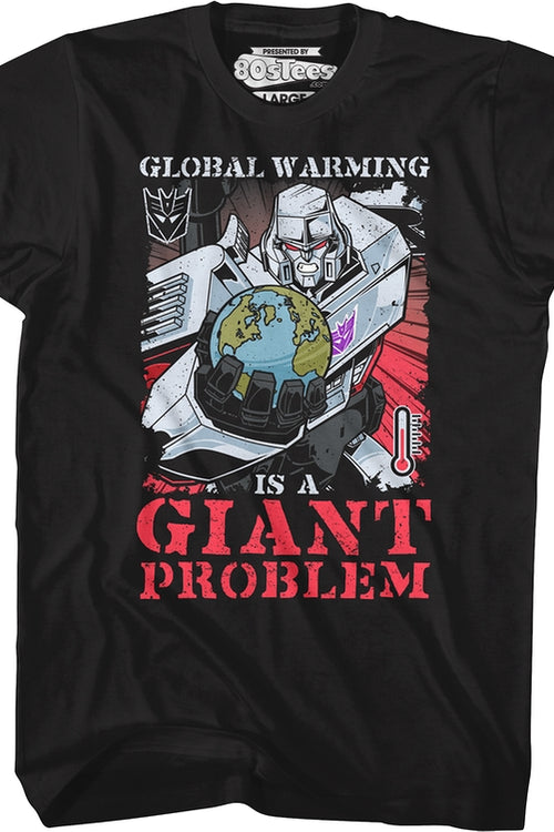 Megatron Global Warming Transformers T-Shirtmain product image