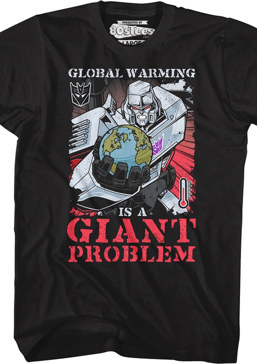 Megatron Global Warming Transformers T-Shirt - main product image