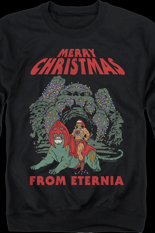 Merry Christmas from Eternia Masters of the Universe Sweatshirtmain product image