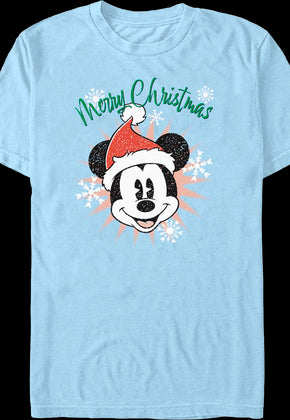 Merry Christmas Mickey Mouse Disney T-Shirt
