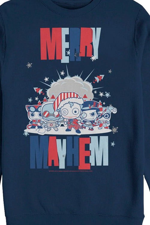 Merry Mayhem DC Comics Christmas Sweatshirtmain product image