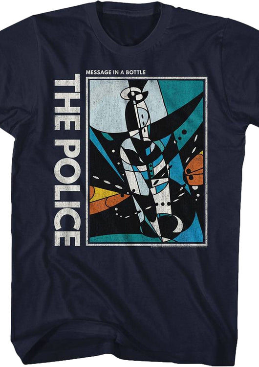Message In A Bottle Cover Artwork The Police T-Shirt - main product image