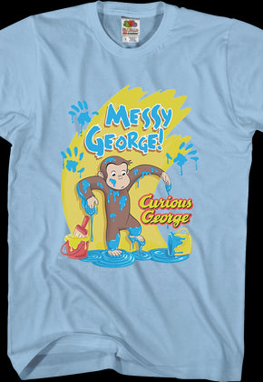 Messy Curious George T-Shirt